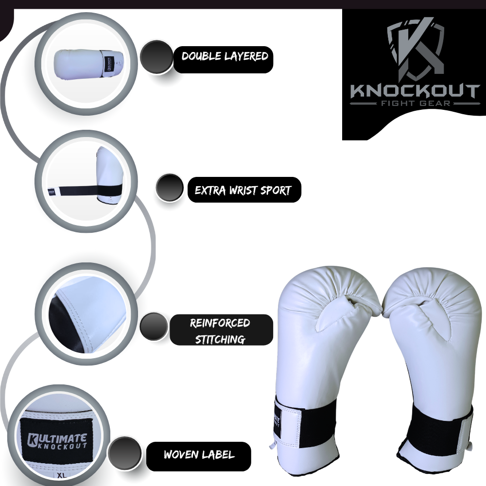 Semi-Contact Point Karate Gloves for Safe and Comfortable Training and Sparring - Suitable for, Taekwondo, Point Sparring, and More, for Kids and Adults