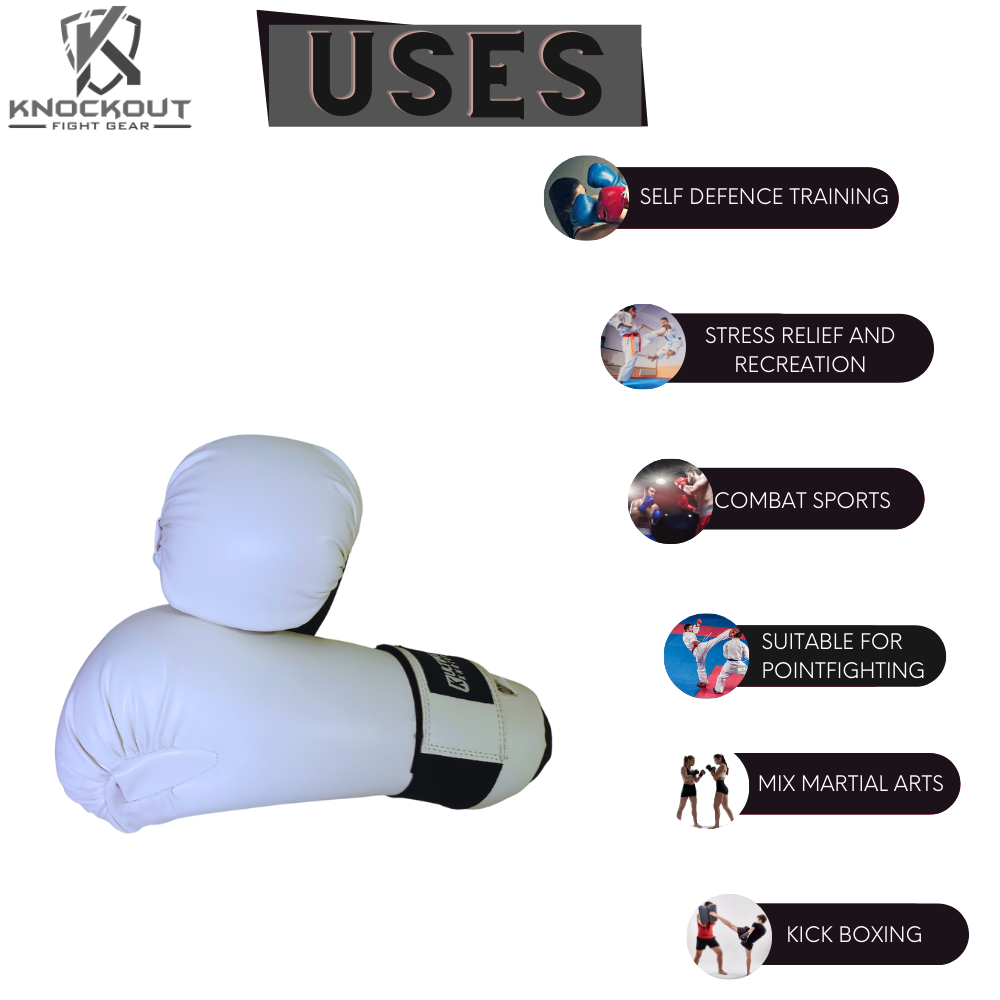 Semi-Contact Point Karate Gloves for Safe and Comfortable Training and Sparring - Suitable for, Taekwondo, Point Sparring, and More, for Kids and Adults