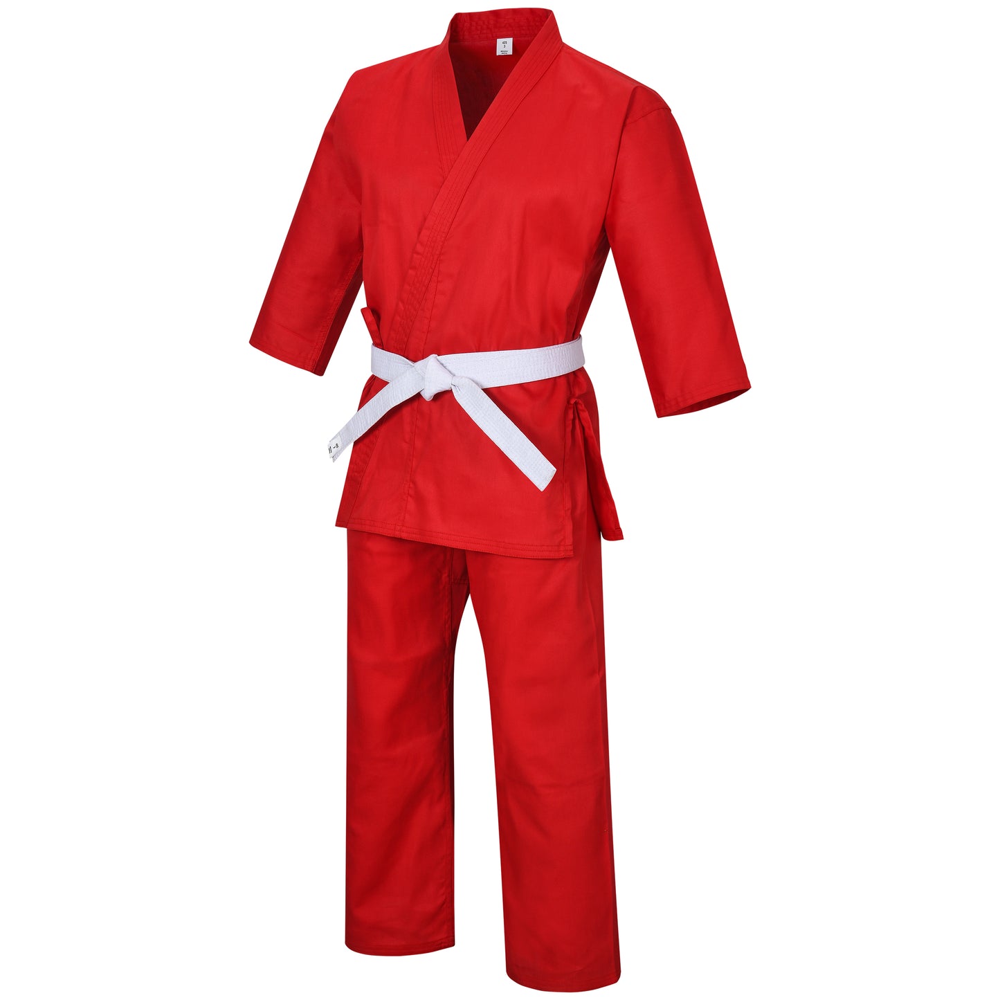 Karate Uniform 7.5oz Medium Weight For Kids & Adults Student Martial Arts Gi With Free White Belt