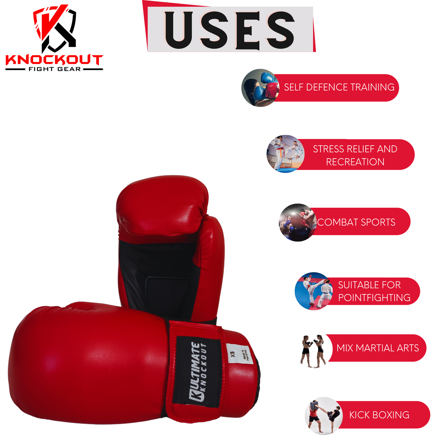 Semi-Contact Point Karate Gloves for Safe and Comfortable Training and Sparring - Suitable for, Taekwondo, Point Sparring, and More, for Kids and Adults