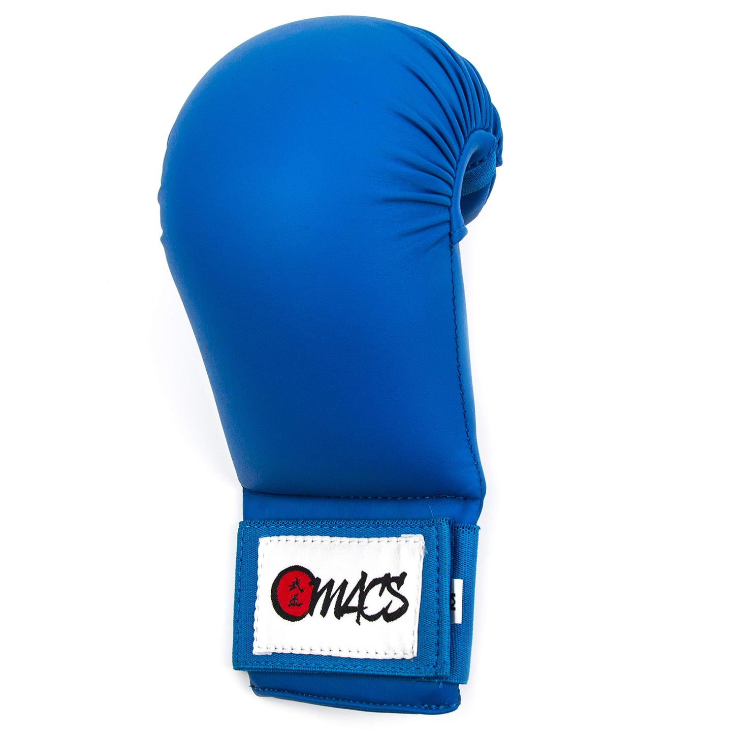 WKF Style Sparring Karate Gloves without Thumb Protection Blue Red White Martial Arts Mitts for Kids and Adults