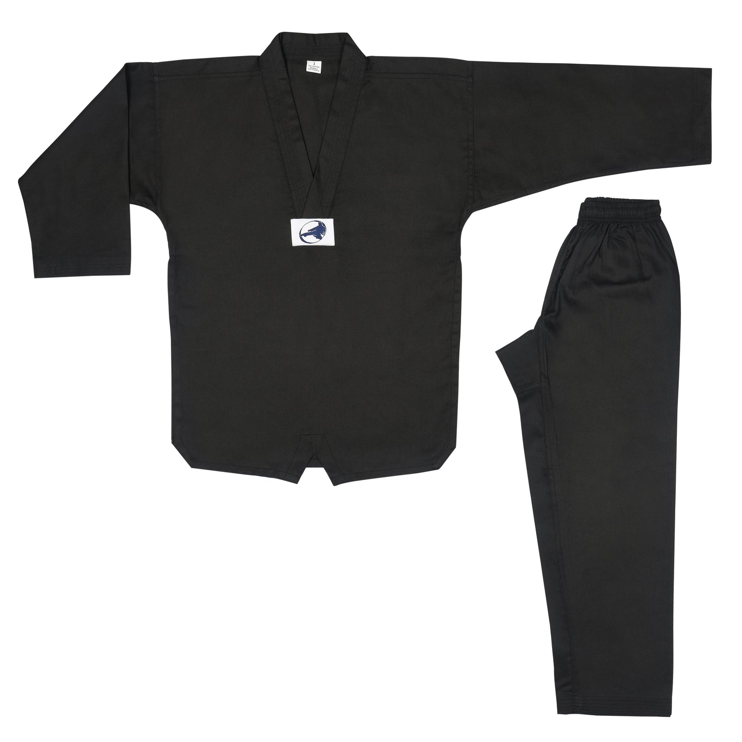 Taekwondo Uniform V-Neck Pull Over with Free Belt for Martial Arts Training MMA Competition